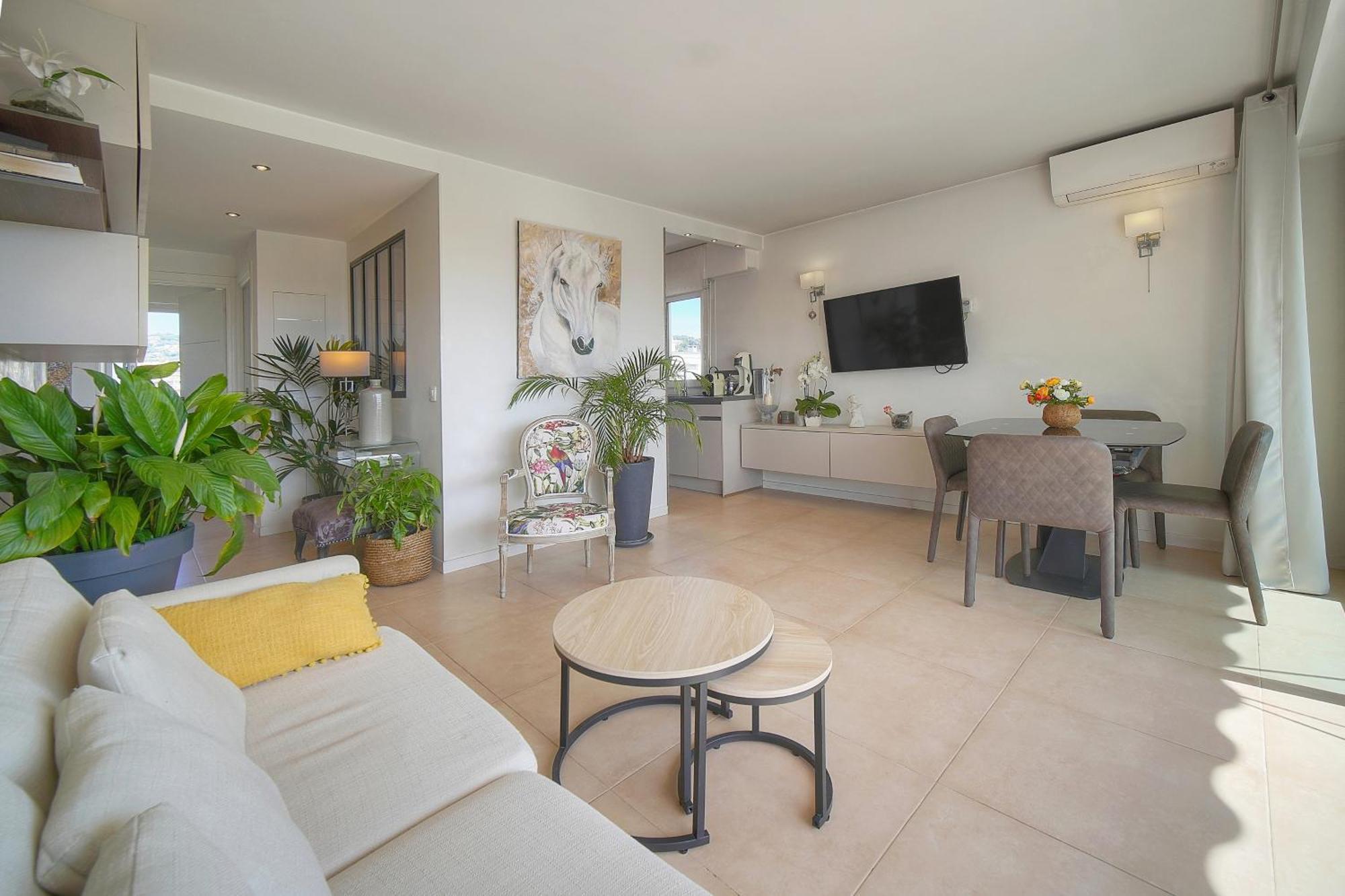 Frgk "Etoile Du Sud Terrasse Vue Mer Palm Beach" Cannes Exterior photo