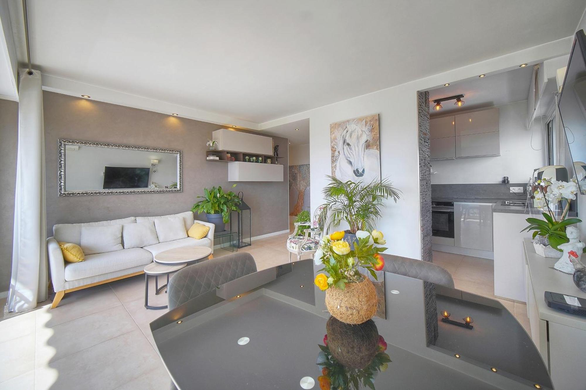 Frgk "Etoile Du Sud Terrasse Vue Mer Palm Beach" Cannes Exterior photo